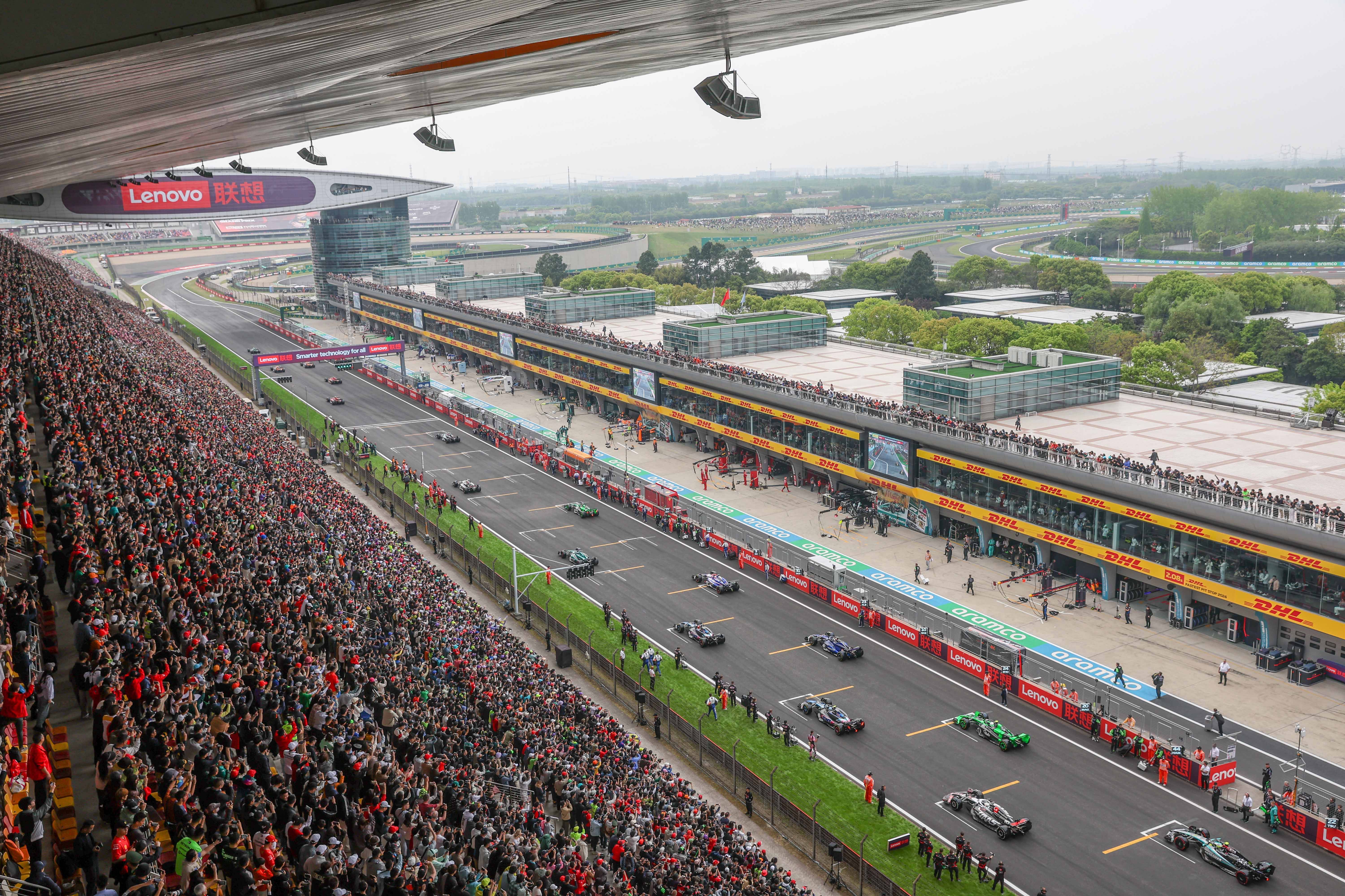 赛车——F1中国大奖赛：正赛赛况