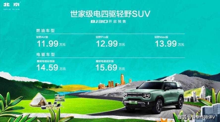 盘点北京车展：北京汽车开启越野电动化时代，BJ30新车正式预售